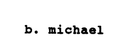 B. MICHAEL trademark