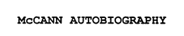 MCCANN AUTOBIOGRAPHY trademark