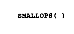 SMALLOPS( ) trademark
