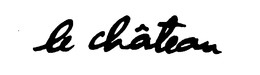 LE CHATEAU trademark