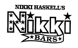 NIKKI HASKELL'S NIKKI BARS trademark