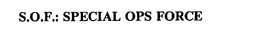 S.O.F.: SPECIAL OPS FORCE trademark