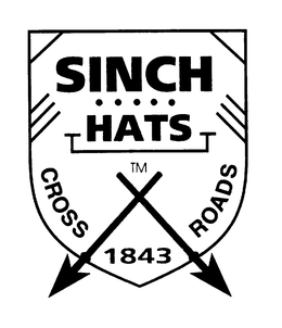 SINCH HATS CROSS 1843 ROADS trademark