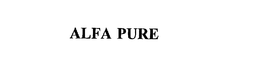ALFA PURE trademark