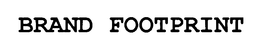 BRAND FOOTPRINT trademark