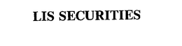LIS SECURITIES trademark