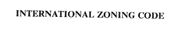 INTERNATIONAL ZONING CODE trademark