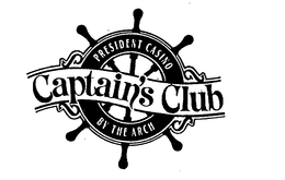 PRESIDENT CASINO CAPTAIN'S CLUB BY THE ARCH trademark
