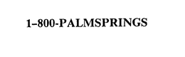 1-800-PALMSPRINGS trademark