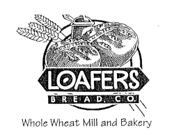 LOAFERS BREAD. CO. WHOLE WHEAT MILL AND BAKERY trademark