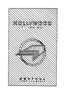 HOLLYWOOD FILTER BOX MENTHOL AMERICAN BLEND trademark