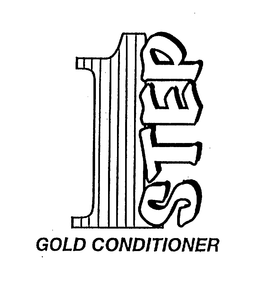 1 STEP GOLD CONDITIONER trademark