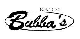 BUBBA'S KAUAI trademark