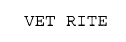 VET RITE trademark