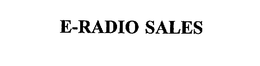 E-RADIO SALES trademark