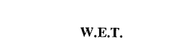 W.E.T. trademark