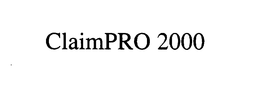 CLAIMPRO 2000 trademark
