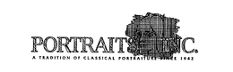 PORTRAITS INC. A TRADITION OF CLASSICAL PORTRAITURE SINCE 1942 trademark