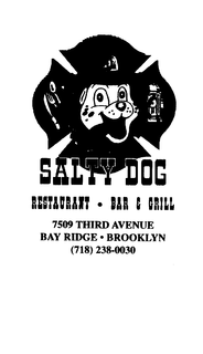 SALTY DOG RESTAURANT . BAR & GRILL trademark