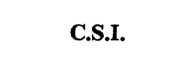 C.S.I. trademark