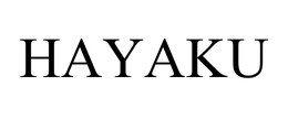 HAYAKU trademark