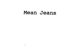 MEAN JEANS trademark