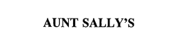 AUNT SALLY'S trademark