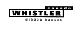 CANADA WHISTLER HIGHER GROUND trademark
