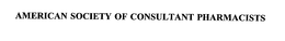 AMERICAN SOCIETY OF CONSULTANT PHARMACISTS trademark