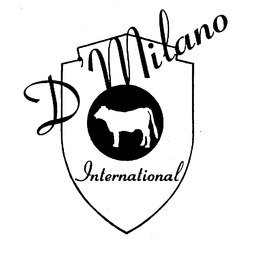 D MILANO INTERNATIONAL trademark