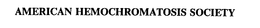 AMERICAN HEMOCHROMATOSIS SOCIETY trademark