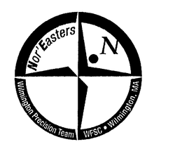 NOR' EASTERS N WILMINGTON PRECISION TEAM WFSC WILMINGTON, MA trademark