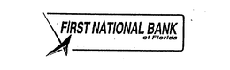FIRST NATIONAL BANK OF FLORIDA trademark