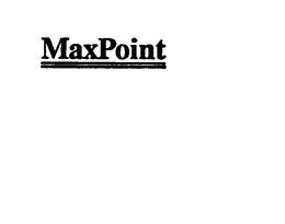 MAXPOINT trademark