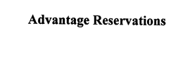 ADVANTAGE RESERVATIONS trademark