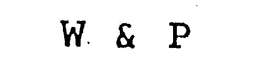 W & P trademark