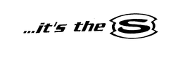 IT'S THE S trademark
