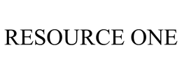 RESOURCE ONE trademark