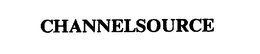 CHANNELSOURCE trademark