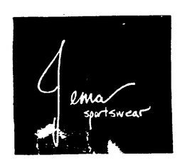 JEMA SPORTSWEAR trademark