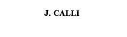 J. CALLI trademark