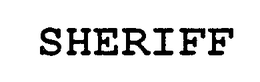 SHERIFF trademark