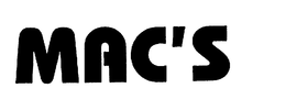MAC'S trademark