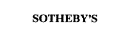 SOTHEBY'S trademark