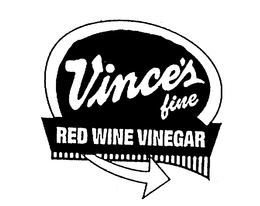 VINCE'S FINE RED WINE VINEGAR trademark