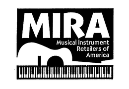 MIRA MUSICAL INSTRUMENT RETAILERS OF AMERICA trademark