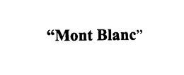 "MONT BLANC" trademark