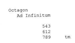 OCTAGON AD INFINITUM 543 612 789 trademark
