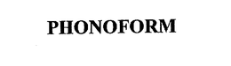 PHONOFORM trademark