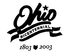 OHIO BICENTENNIAL 1803 2003 trademark